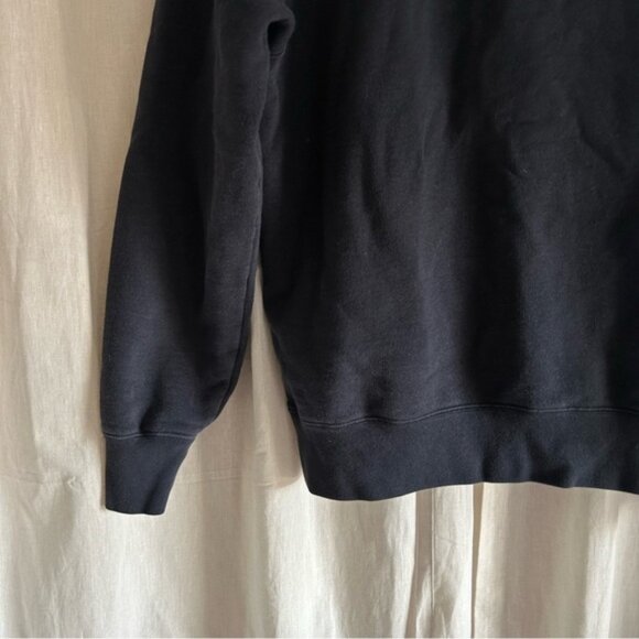 Sandro Crewneck Logo Sweatshirt Midnight Blue S - Picture 8 of 8